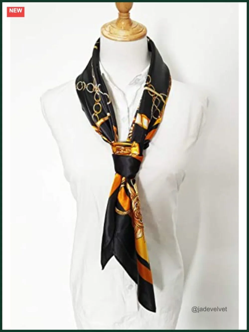 Satin Head Scarf for Women Silk Feel Hair Wrap Square Bandana Scarf